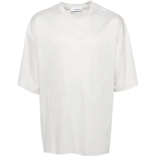 Hellgrauer Jersey Crew Neck T-shirt , Herren, Größe: XL - Costumein - Modalova