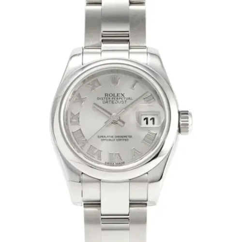 Pre-owned Stainless Steel watches , female, Sizes: ONE SIZE - Rolex Vintage - Modalova