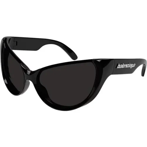 Grey Sunglasses Bb0201S 001 , female, Sizes: 65 MM - Balenciaga - Modalova