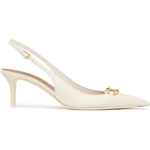 Elegant Slingback Pumps , female, Sizes: 4 1/2 UK, 3 UK, 5 UK, 7 UK - Valentino Garavani - Modalova