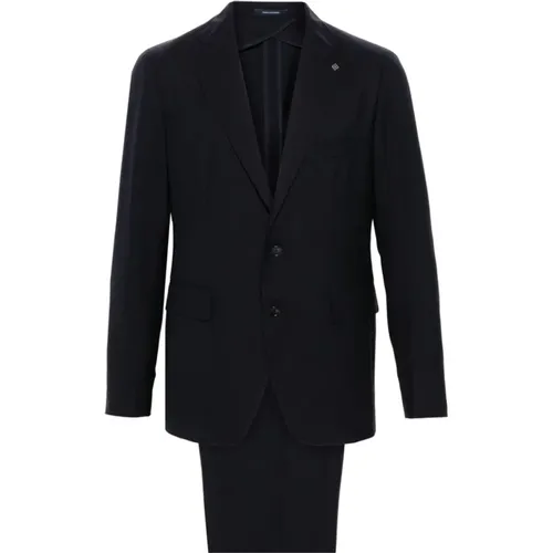 Wool-Silk Suit Set , male, Sizes: XL, L - Tagliatore - Modalova