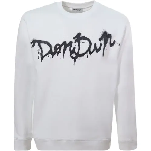 Logo Print Sweatshirt , male, Sizes: XL, 2XL - Dondup - Modalova