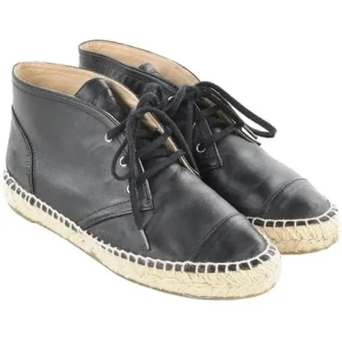 Stylish Leather Espadrilles , female, Sizes: 5 UK - Chanel Vintage - Modalova