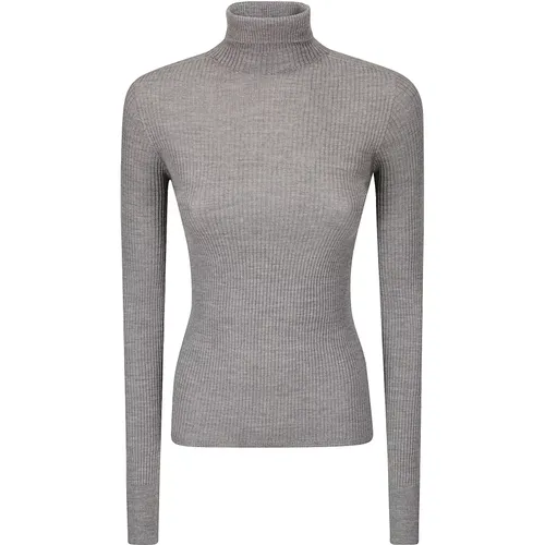 Turtleneck Pullover aus reiner Wolle , Damen, Größe: M - SPORTMAX - Modalova