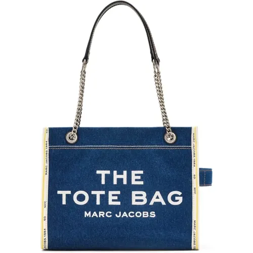 Hellblaue Denim Tote Tasche - Marc Jacobs - Modalova