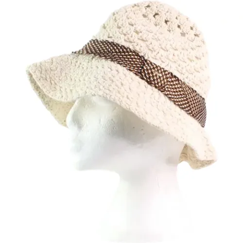 Pre-owned Cotton hats , female, Sizes: ONE SIZE - Chloé Pre-owned - Modalova