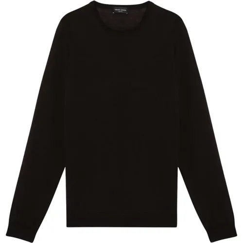 Rundhals Pullover , Herren, Größe: M - Roberto Collina - Modalova