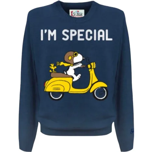 Snoopy Jacquard Sweater , male, Sizes: 2XL - MC2 Saint Barth - Modalova