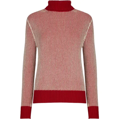 Roter Cortina Pullover , Damen, Größe: M - add - Modalova