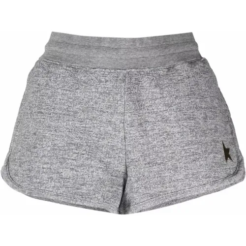Star Cotton Shorts for Women , female, Sizes: M, XS, S - Golden Goose - Modalova