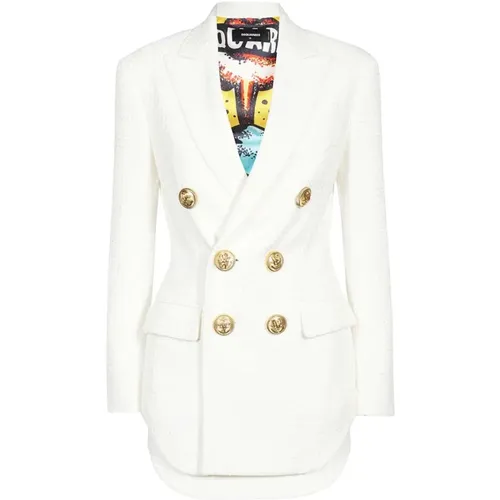 Klassischer Zweireihiger Blazer - Dsquared2 - Modalova