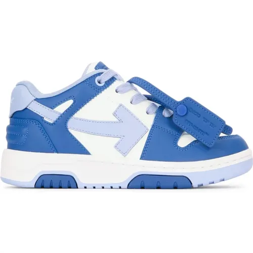 Weiß Blau Casual Sneakers , Damen, Größe: 38 EU - Off White - Modalova