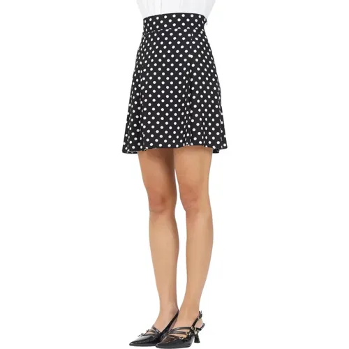 A-Linien-Rock mit Polka Dots , Damen, Größe: M - Mar De Margaritas - Modalova