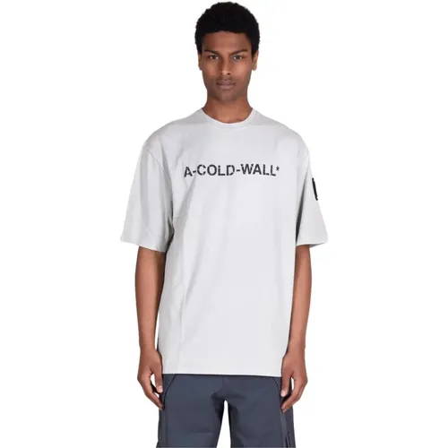 Cotton Jersey Regular Fit T-Shirt , male, Sizes: XL, L - A-Cold-Wall - Modalova