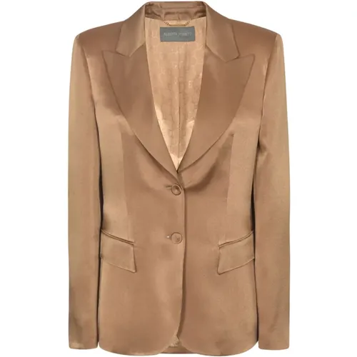 Braune Jacke Giacca - alberta ferretti - Modalova