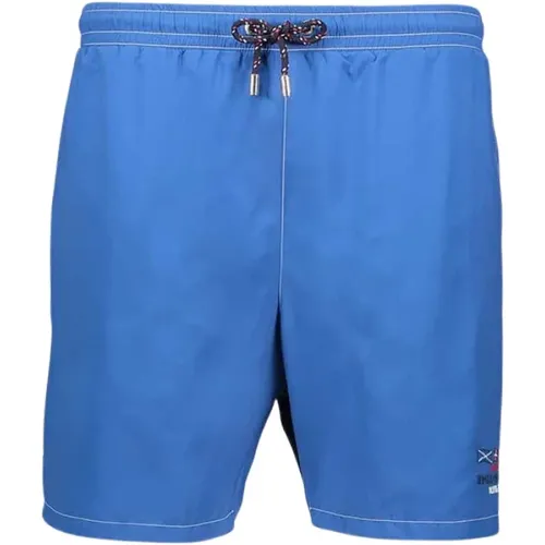 Blaue Shorts , Herren, Größe: 2XL - PAUL & SHARK - Modalova