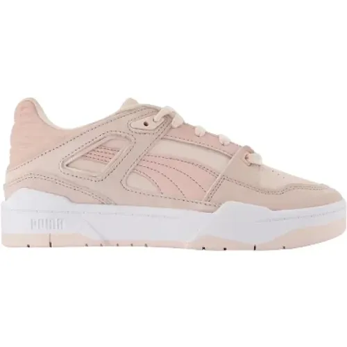 Leder sneakers , Damen, Größe: 42 EU - Puma - Modalova