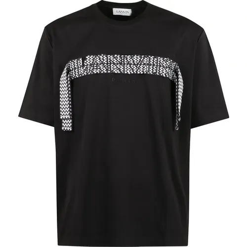 Spitze Curb T-Shirt , Herren, Größe: M - Lanvin - Modalova