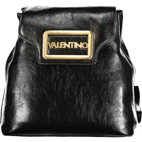 Schwarzer Polyethylen-Rucksack | Va-32688 - Valentino by Mario Valentino - Modalova