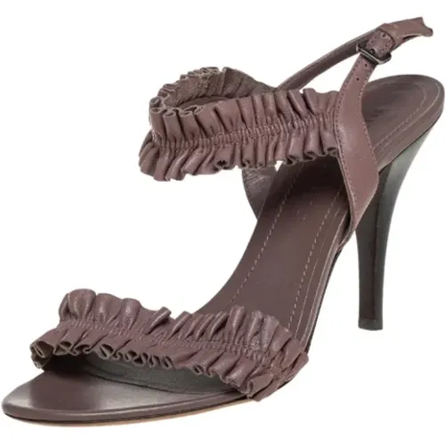 Pre-owned Leather sandals , female, Sizes: 4 UK - Burberry Vintage - Modalova