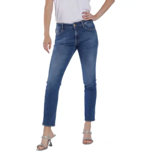 Slim Fit 5 Taschen Jeans - Carlotta Dte071 006 , Damen, Größe: W29 - Mason's - Modalova