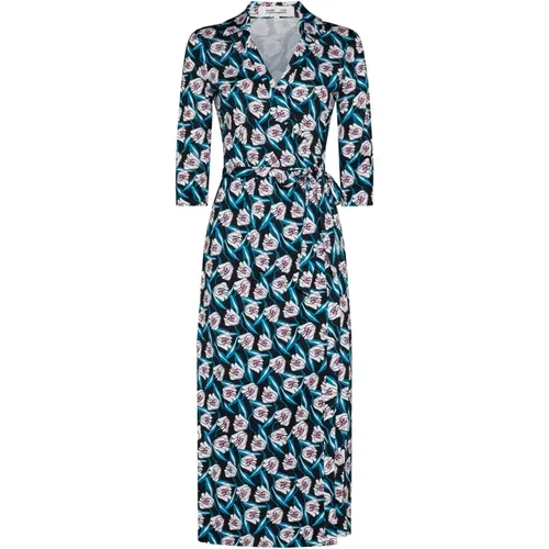 Floral Print Wrap Dress , female, Sizes: M - Diane Von Furstenberg - Modalova