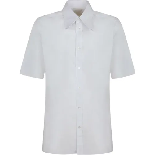 Cotton Poplin Shirt , male, Sizes: M, L - Maison Margiela - Modalova