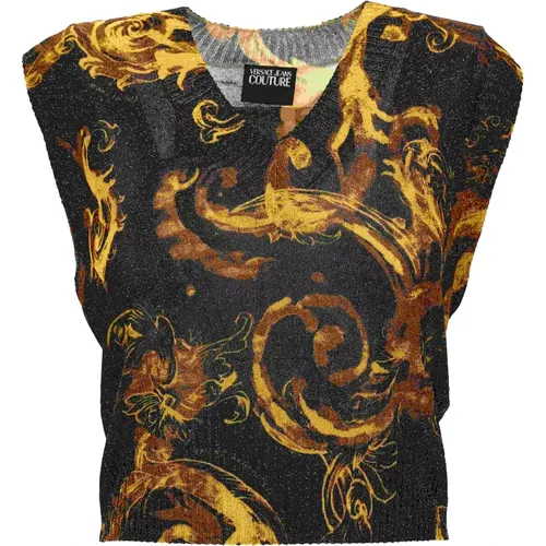 Pullover , Damen, Größe: L - Versace Jeans Couture - Modalova