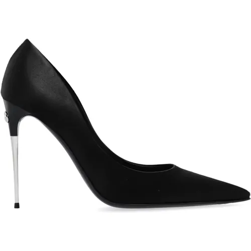Stiletto pumps on decorative heel , female, Sizes: 6 1/2 UK, 6 UK, 4 UK, 3 UK, 5 1/2 UK, 8 UK, 4 1/2 UK, 7 UK, 3 1/2 UK, 5 UK - Dolce & Gabbana - Modalova