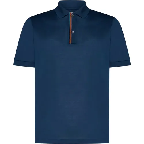 Blau Gestreiftes Regenbogen Polo Shirt , Herren, Größe: M - PS By Paul Smith - Modalova