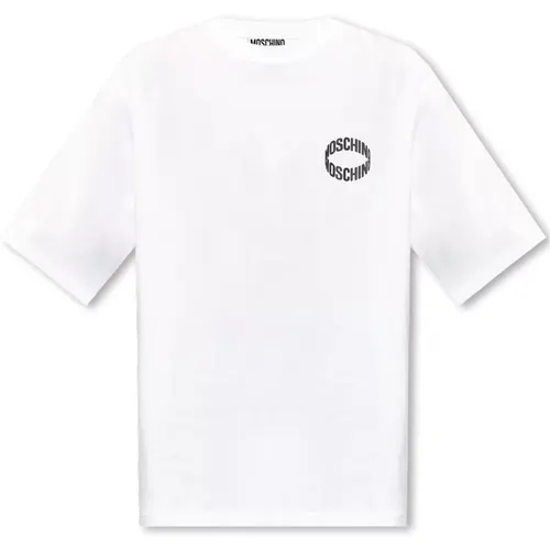 T-Shirt mit Logo Moschino - Moschino - Modalova