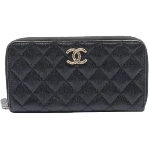 Pre-owned Leather wallets , female, Sizes: ONE SIZE - Chanel Vintage - Modalova