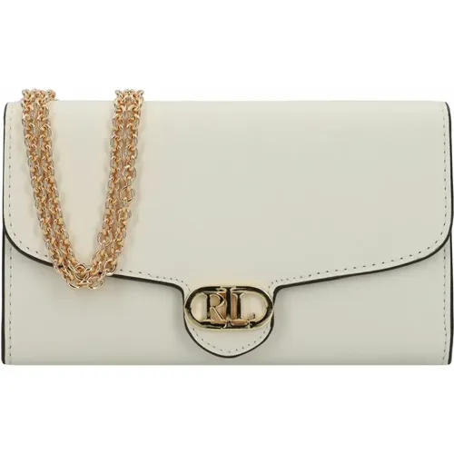 Luxurious Leather Crossbody Clutch Bag , female, Sizes: ONE SIZE - Ralph Lauren - Modalova