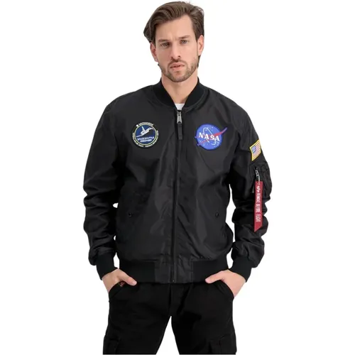 Bomber Jackets , male, Sizes: S, 2XL, M, L - alpha industries - Modalova