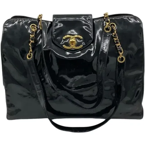 Pre-owned Leather totes , female, Sizes: ONE SIZE - Chanel Vintage - Modalova