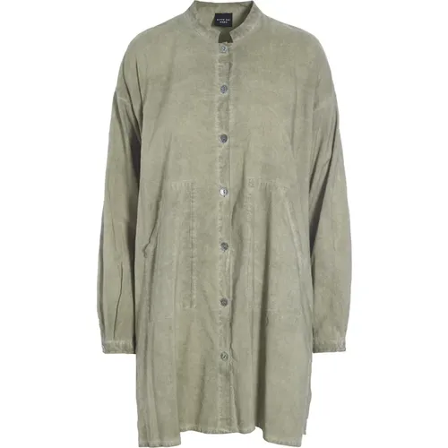 Distressed Look Long Shirt Soft Khaki , female, Sizes: L, M, XS - Bitte Kai Rand - Modalova