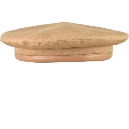 Camel Hat 100% Camel Hair , female, Sizes: 57 CM - Max Mara - Modalova