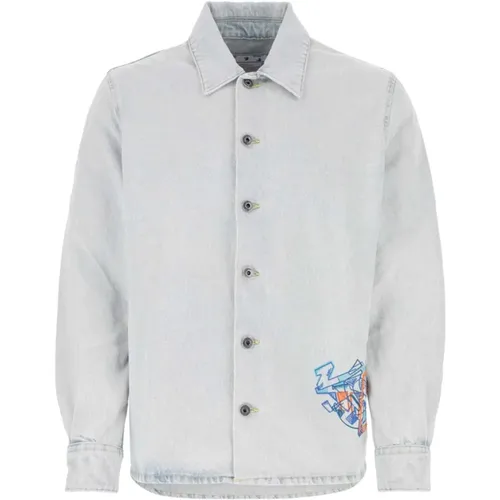 Shirts , male, Sizes: L, M - Off White - Modalova