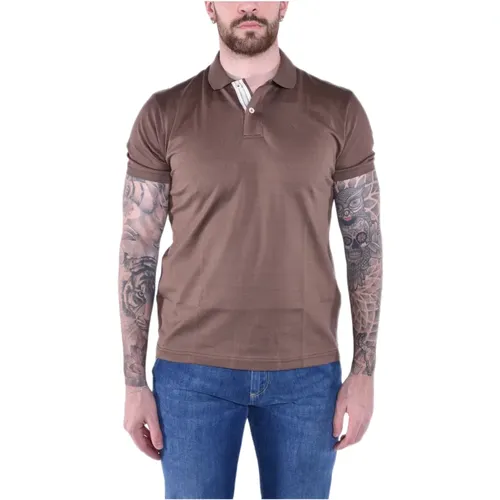 Cotton Polo Shirt Ss24 , male, Sizes: XL, M, 2XL, L - Eleventy - Modalova