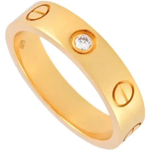 Pre-owned Gold rings , female, Sizes: ONE SIZE - Cartier Vintage - Modalova