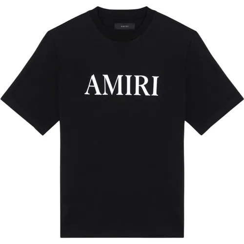 Kurzarm Rundhals T-Shirt , Herren, Größe: S - Amiri - Modalova