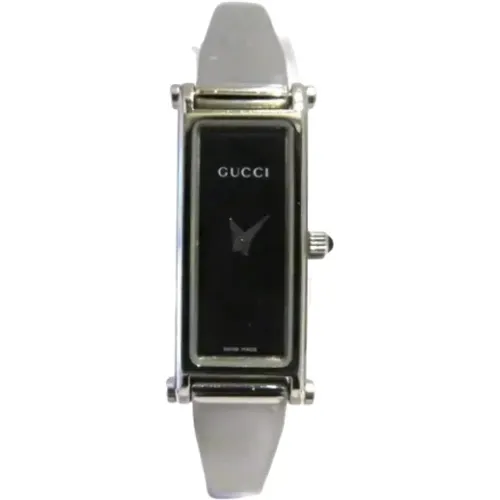 Pre-owned Stainless Steel watches , female, Sizes: ONE SIZE - Gucci Vintage - Modalova