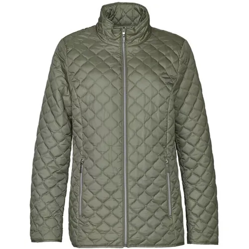 Gepolsterte leichte Jacke mit Reißverschlusstaschen , Damen, Größe: 3XL - Danwear - Modalova