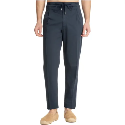 Slim-Fit Miami Trousers , male, Sizes: S, M - Lardini - Modalova