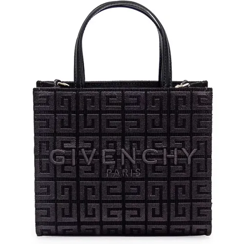 Bag with Signature Embroidery and Gold-Finish Details , female, Sizes: ONE SIZE - Givenchy - Modalova