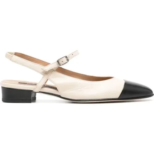 Quadratische Zehen Slingback Absätze , Damen, Größe: 38 EU - Carel - Modalova