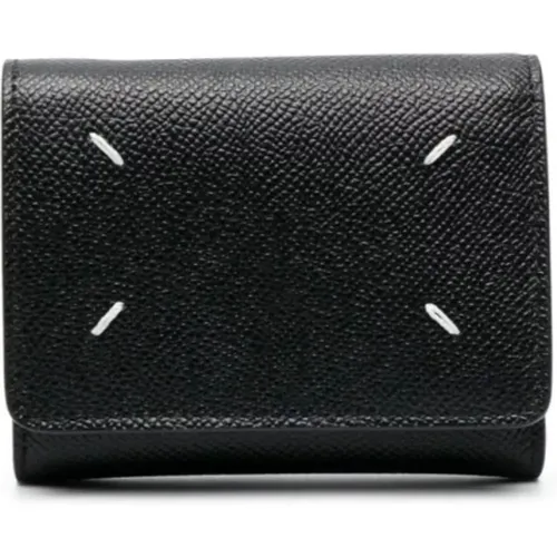 Schwarzer Wallet Clip 3 mit Reißverschluss - Maison Margiela - Modalova