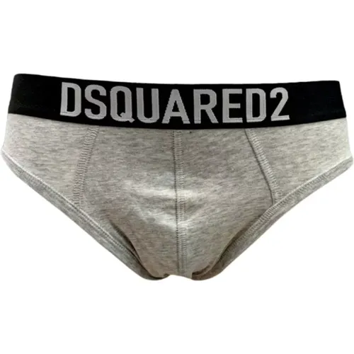 Maxi Buchstaben Vorne Slip , Herren, Größe: L - Dsquared2 - Modalova