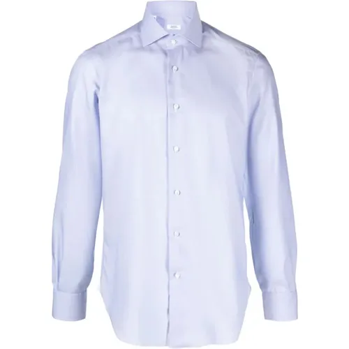 Italian Cotton Shirt , male, Sizes: 5XL - Barba - Modalova