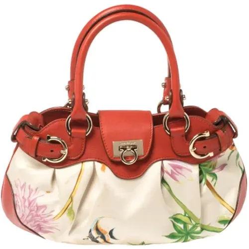 Pre-owned Satin handbags , female, Sizes: ONE SIZE - Salvatore Ferragamo Pre-owned - Modalova